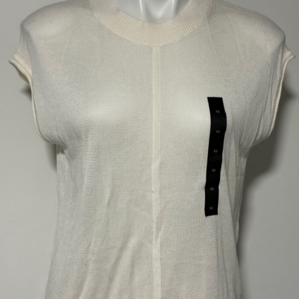 BANANA REPUBLIC PULLOVER IVORY KNIT BLOUSE XS NWT